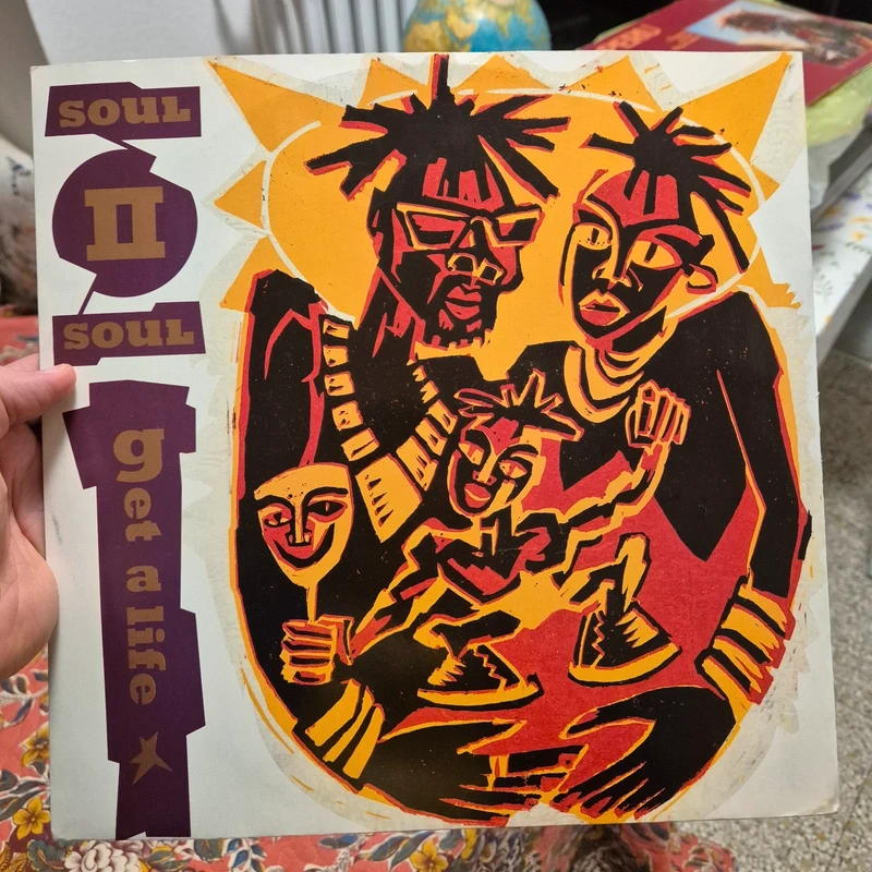 Soul II Soul – Get A Life UK 1989 Hip Hop Funk Soul Music Vinyl VG++