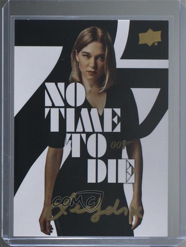 2025 Upper Deck James Bond No Time To Die Poster Obiettivo #PA-LS Auto 0f1s