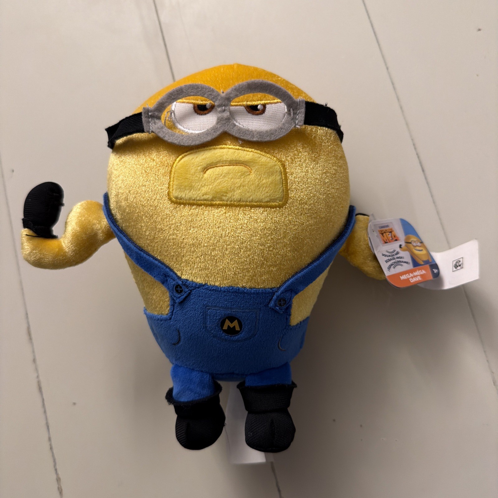 MINIONS Despicable Me 4 Squooshy Plush Mega Dave New 8” Just Play Illumination