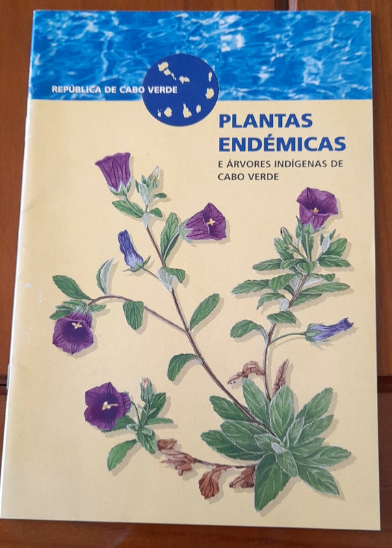 Livro Plantas Endémicas e Árvores Indígenas de Cabo verde