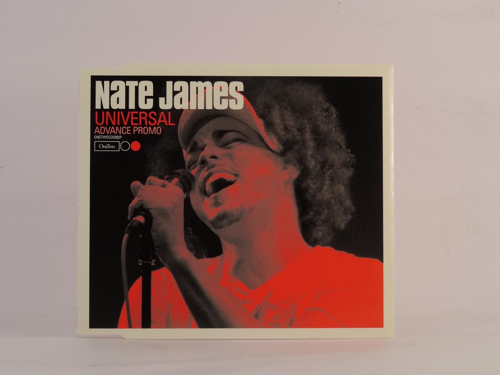 NATE JAMES UNIVERSAL (I24) 2 Track CD Single including Picture Sleeve SONY