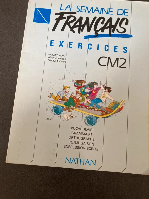 Nathan Exercices français élémentaire cm2 fiches enseignant