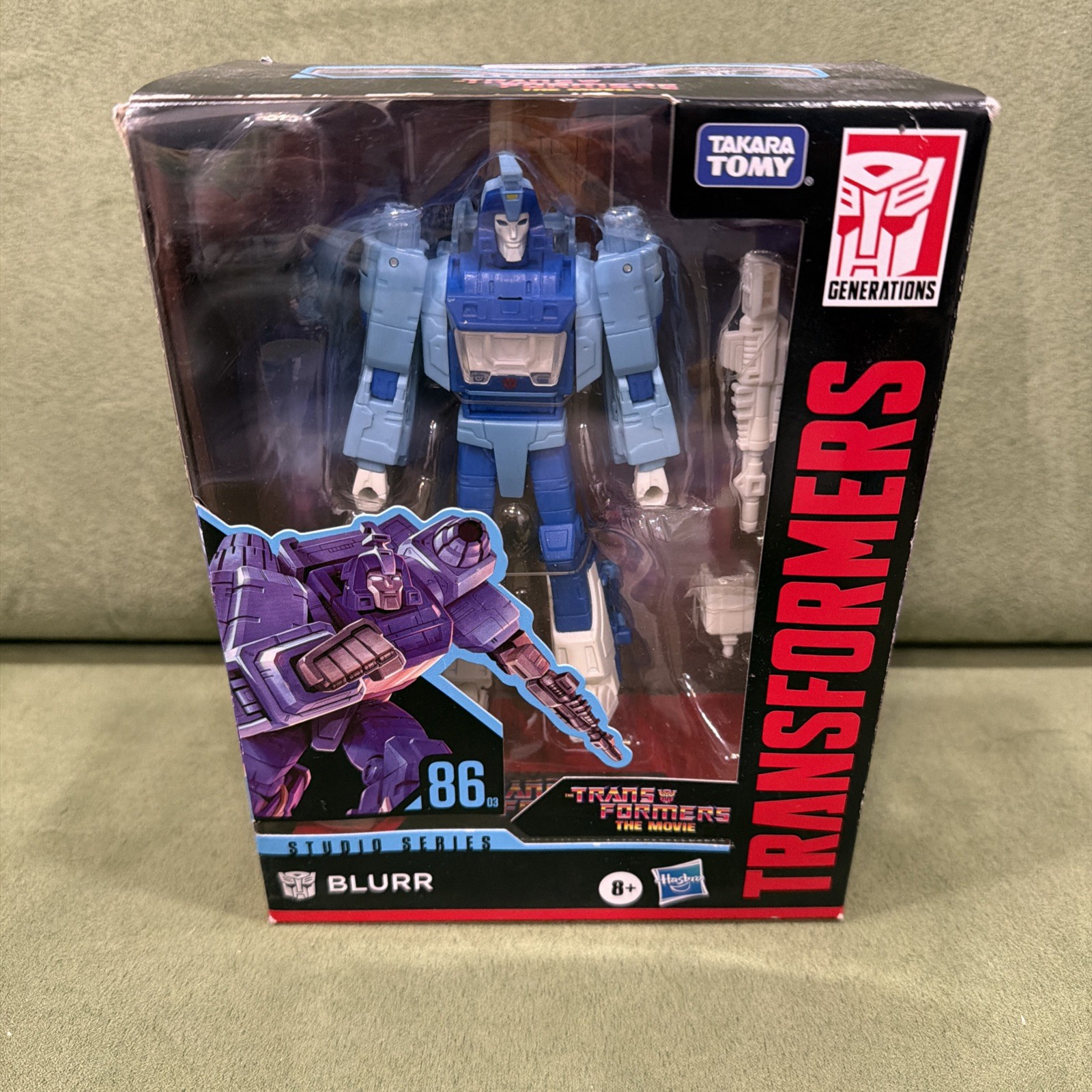 Transformers Studio Series 86 Blurr Action Figure Factory Nuovo Sigillato