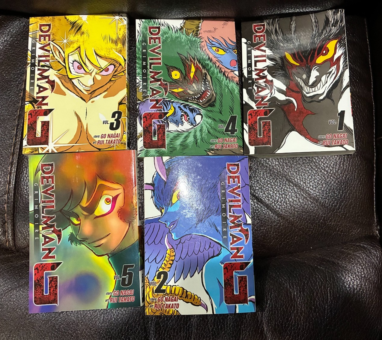 Set completo volumi Seven Seas Devilman Grimoire G RARO Rui Takato Go Nagai
