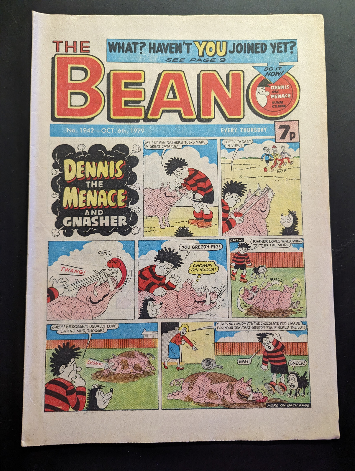 Beano Comic No 1942 October 6th 1979 