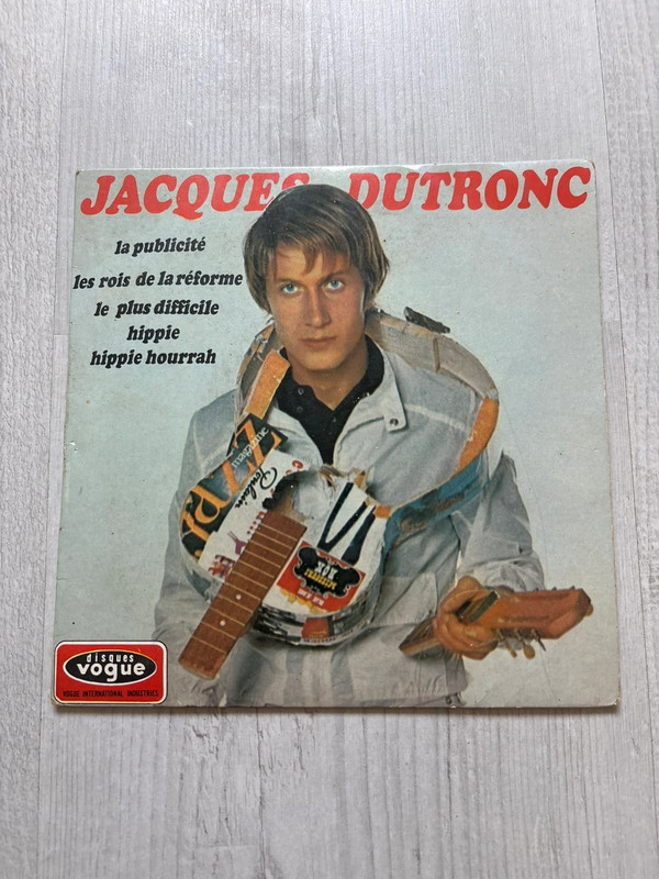 Vinyle 45 tours Jacques Dutronc La publicité