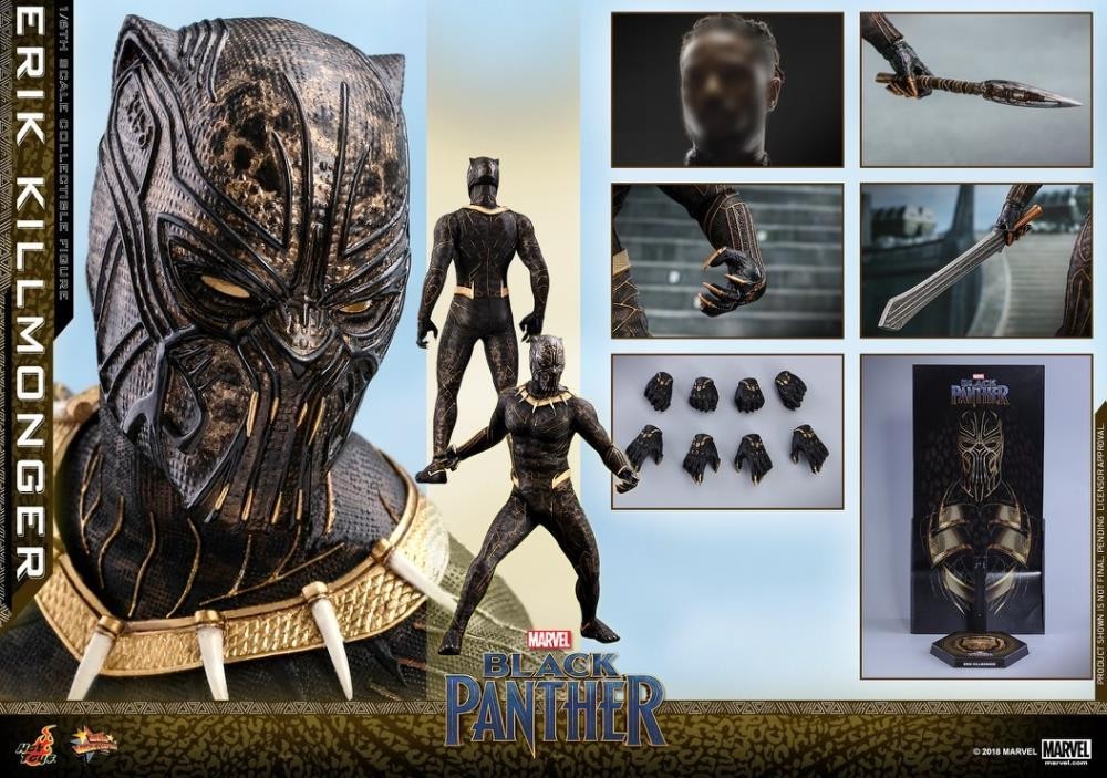 Hot Toys_Solo personaggio Black Panther Erik Killmonger_MMS471_NUOVO