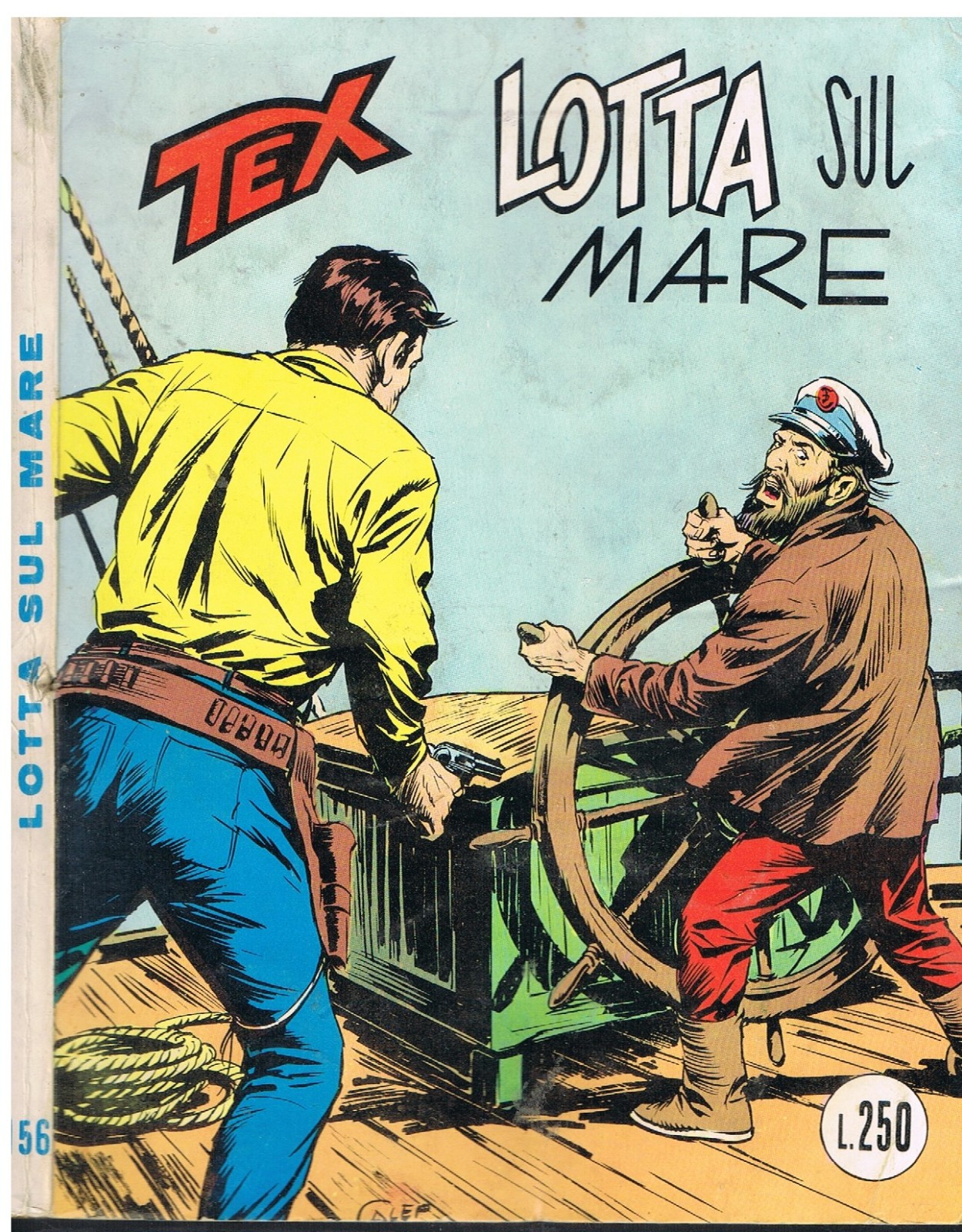 TEX 156_ORIGINALE_in 1°ediz. da Lire 250_Ed.Araldo_Ottobre 1973_Autorizz.2926