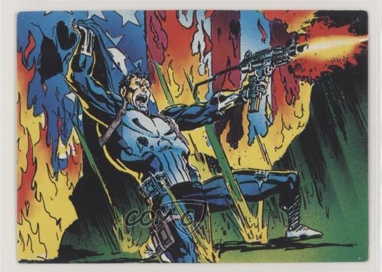 1992 Marvel The Punisher Guts and Gunpowder (voce diario di guerra) riflessione 0nl0