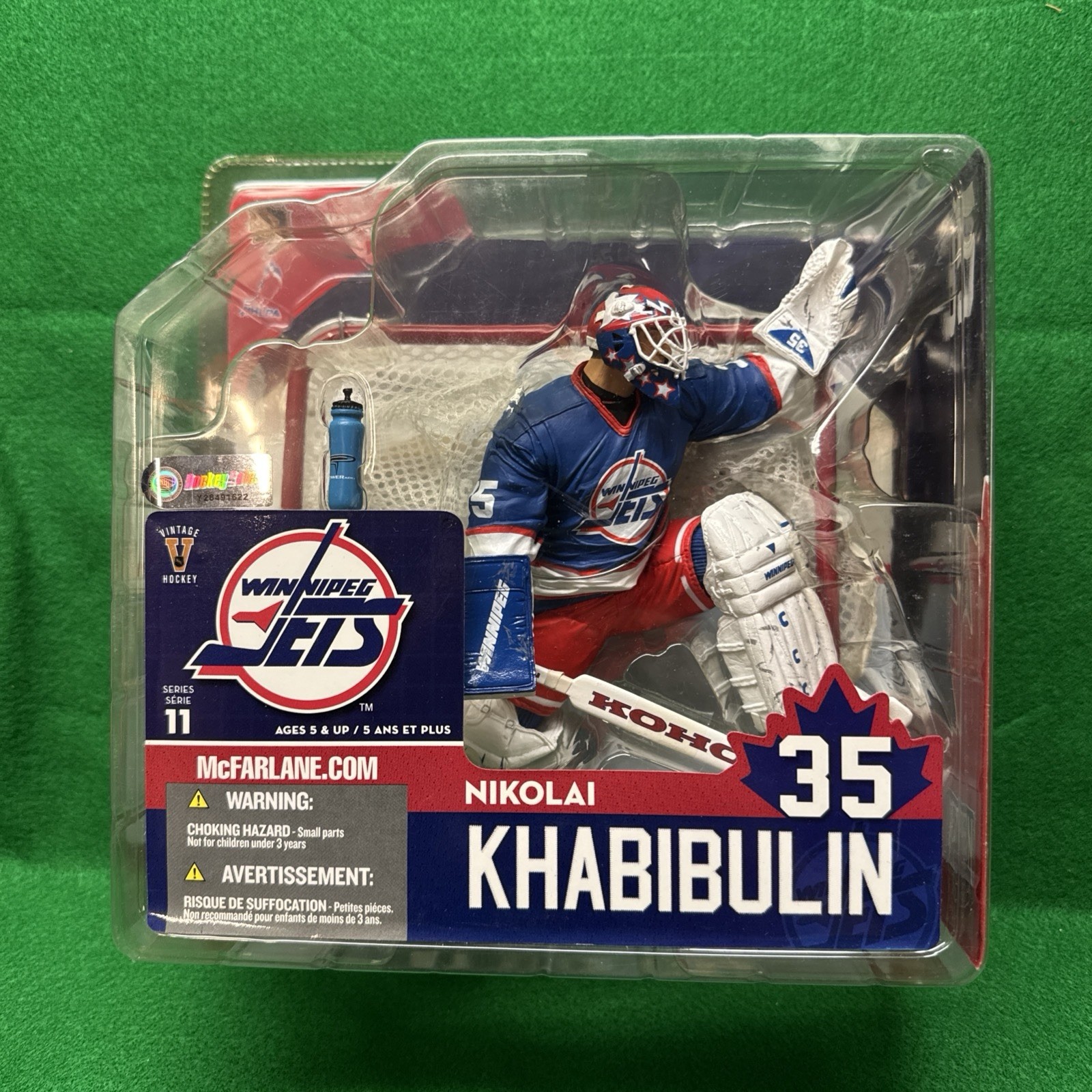 Modellino Nikolai Khabibulin NHL Sports Picks Serie 11 [Maglia Blu]