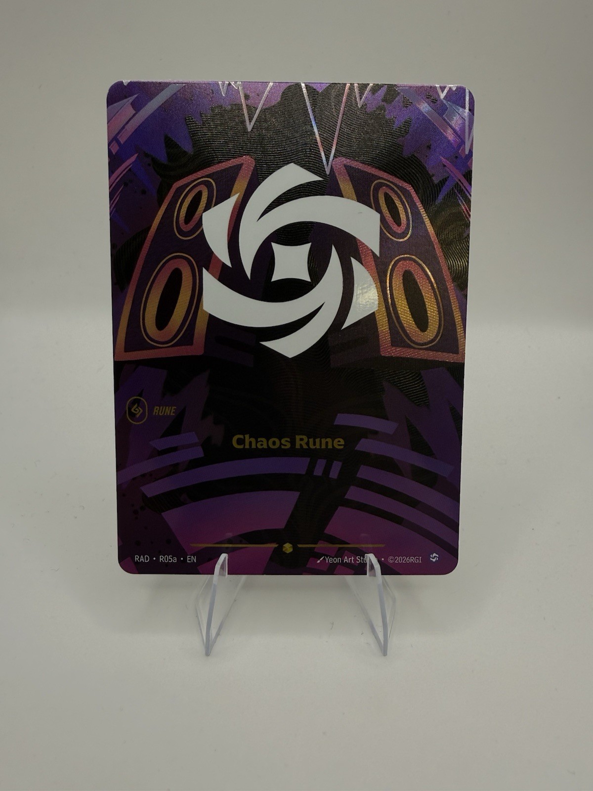 Chaos Rune (Alternate Art) - Foil 166A/298 (Origins) Riftbound NM