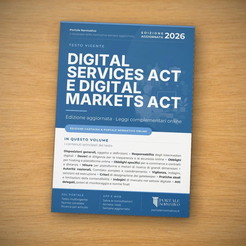 Digital Services Act e Digital Markets Act Regolamenti UE 2022 2065 e 2022 1925