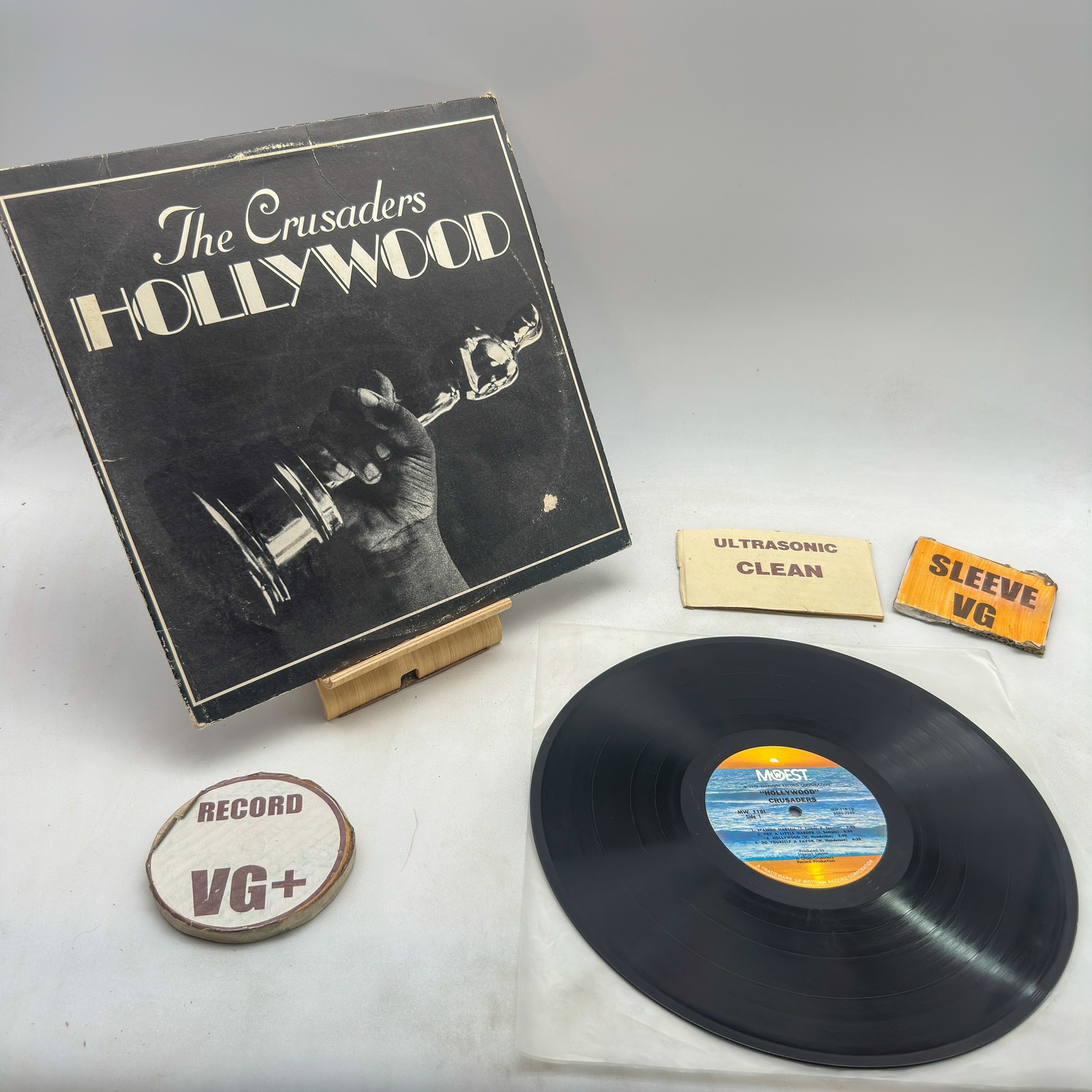 The Crusaders- Hollywood VG+/VG Ultrasonic Clean 1972