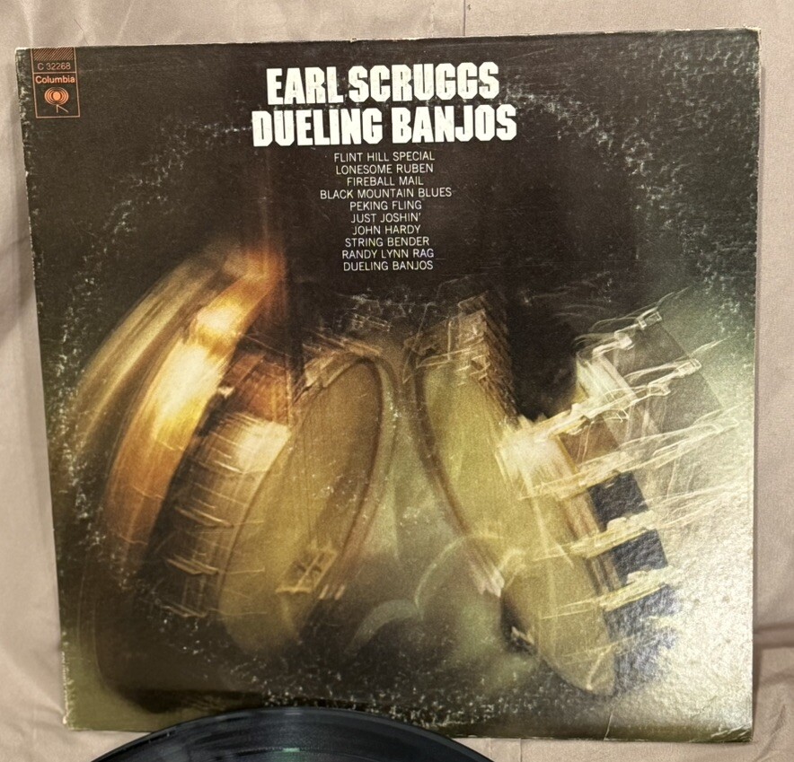 Earl Scruggs Dueling Banjos LP Vinyl Record Album 1973 Columbia C32268 VTG