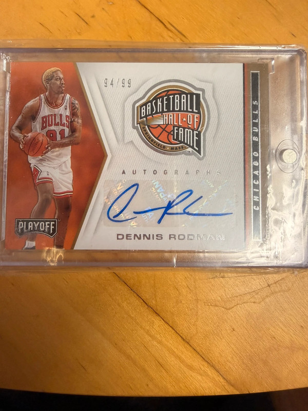 Dennis rodman Auto /99