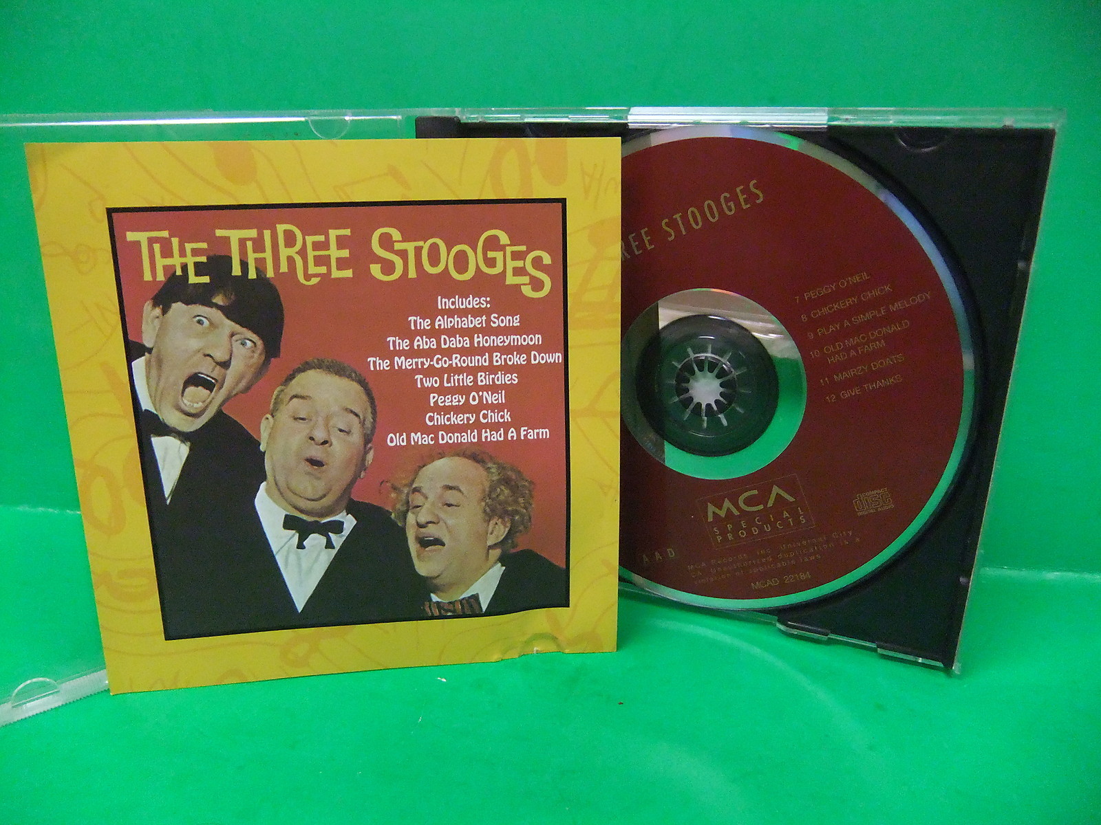 The Three Stooges S/T 1995 NM CD Larry Moe & Curly Joe Comedy Novelty