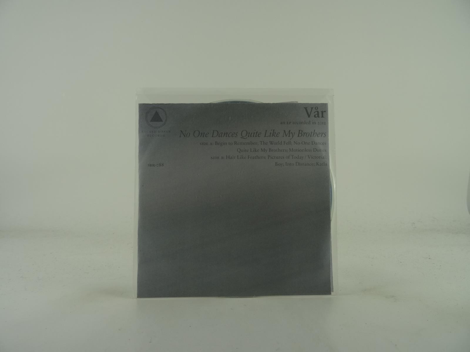 VAR NO ONE DANCES QUITE LIKE MY BROTHERS (129) 9 Track Promo CD Album including 