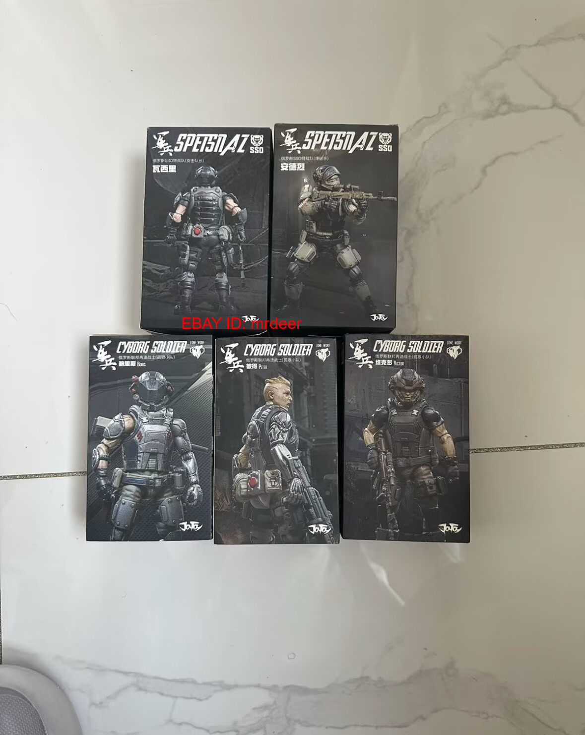 Modellino action figure Joytoy lupo solitario russo Spetsn Az giocattoli soldato collezione