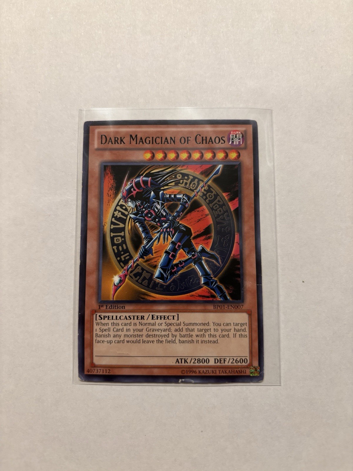 Mago Oscuro del Caos - BP01-EN007 - Rara - 1° Edizione YuGiOh HP
