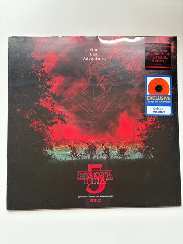 Stranger Things 5 - Soundtrack "Orange and Black Marble" Vinyl