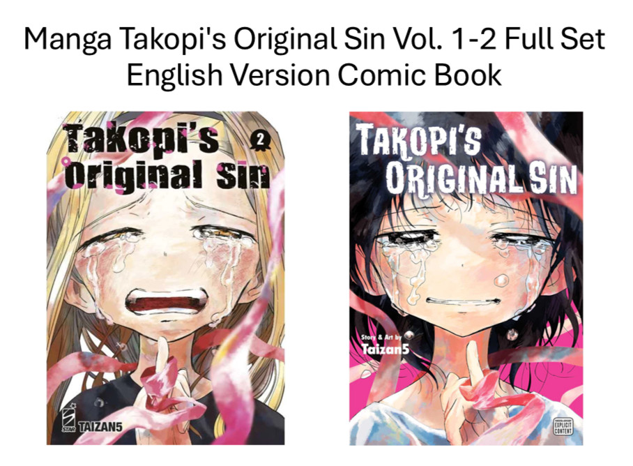 Manga Takopi's Original Sin Vol. 1-2 set completo fumetto versione inglese