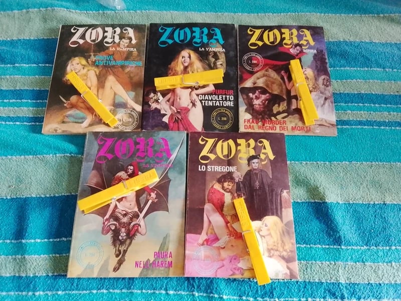 Zora la vampira 5 albi 1978