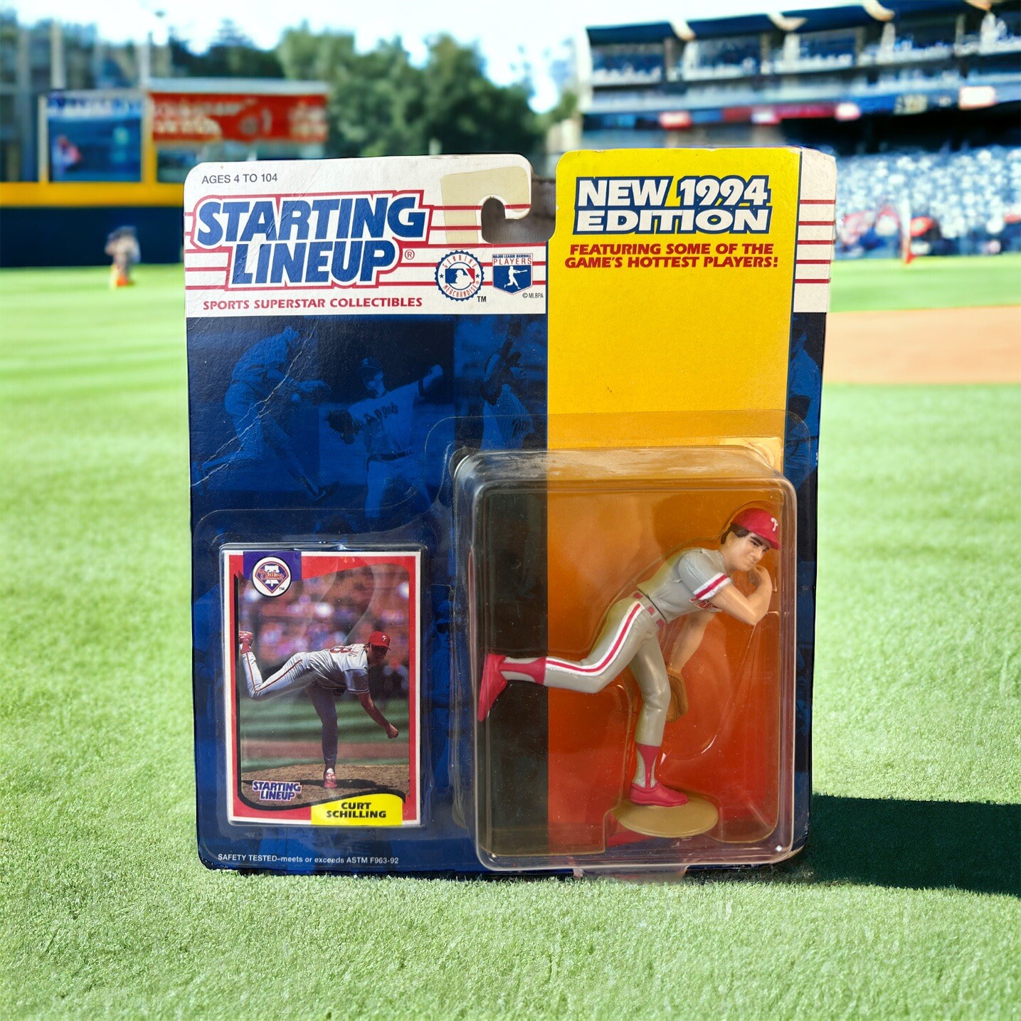 Starting Lineup CURT SCHILLING ⚾️ Philadelphia Phillies Figura e Card Nuova
