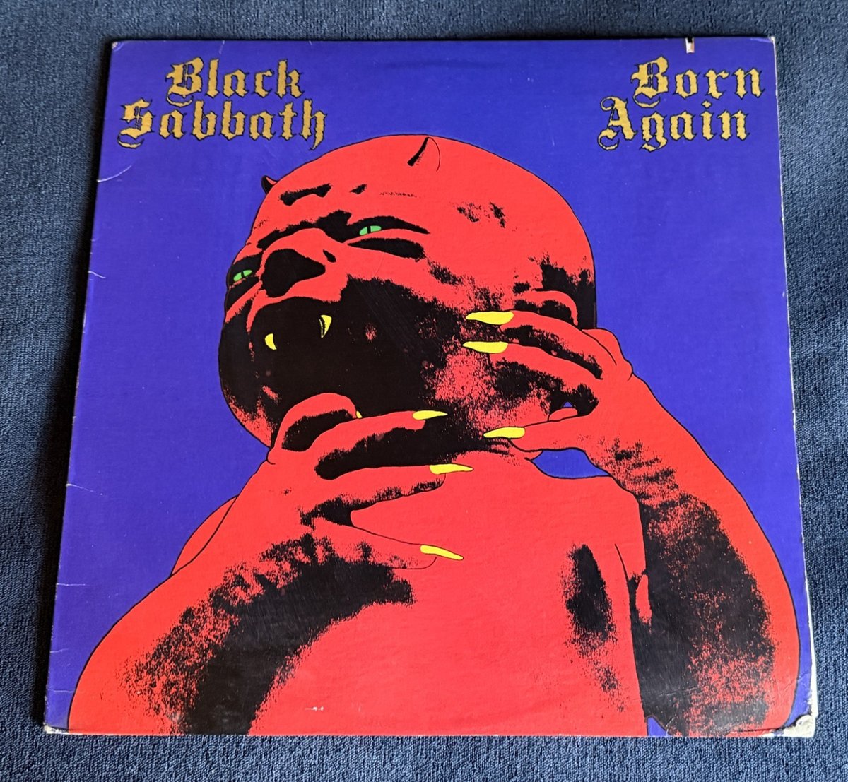 Black Sabbath - Born Again LP -1983 w/ Ian Gillan (Deep Purple)
