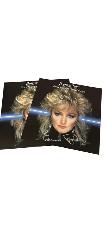 Bonnie Tyler – Faster Than The Speed Of Night Red Vinyl + Hand Signed Insert (Sealed)