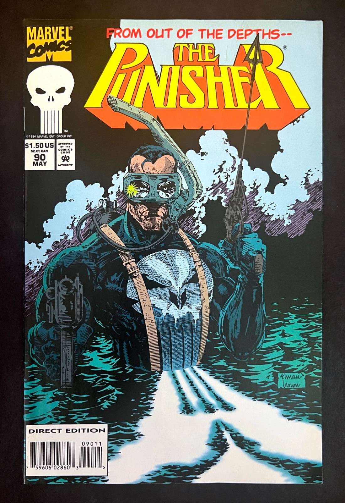 PUNISHER #90 LOW PRINT RUN Issue Marvel Comics 1994