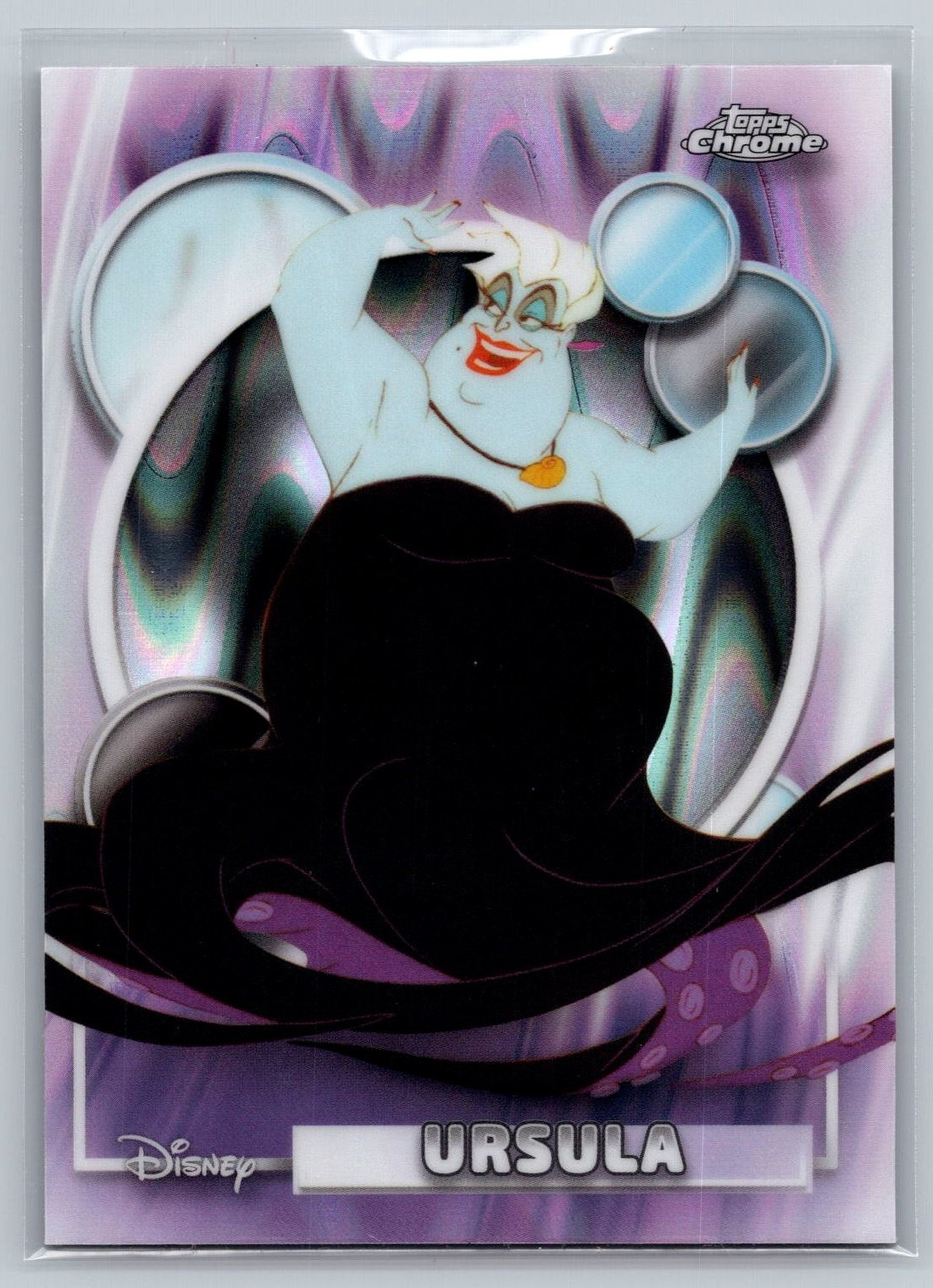 Ursula 2026 Topps Chrome Disney Ray Wave rifrattore #108