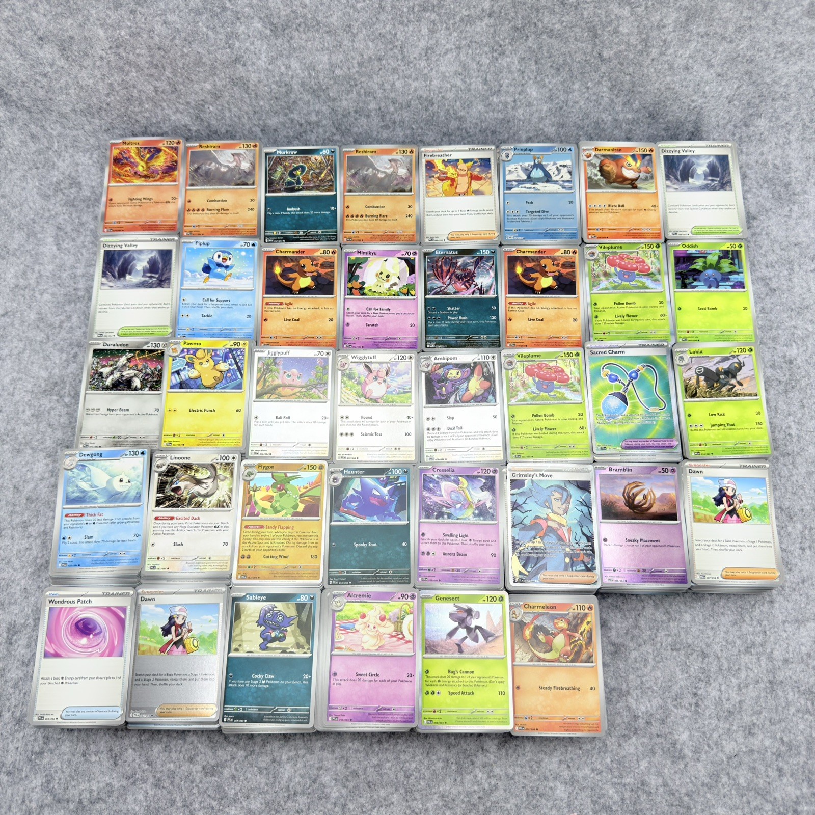 Lotto sfuso Pokémon Fiamme Fantastiche circa 3750+ Scheda EX / C / UC / HOLO