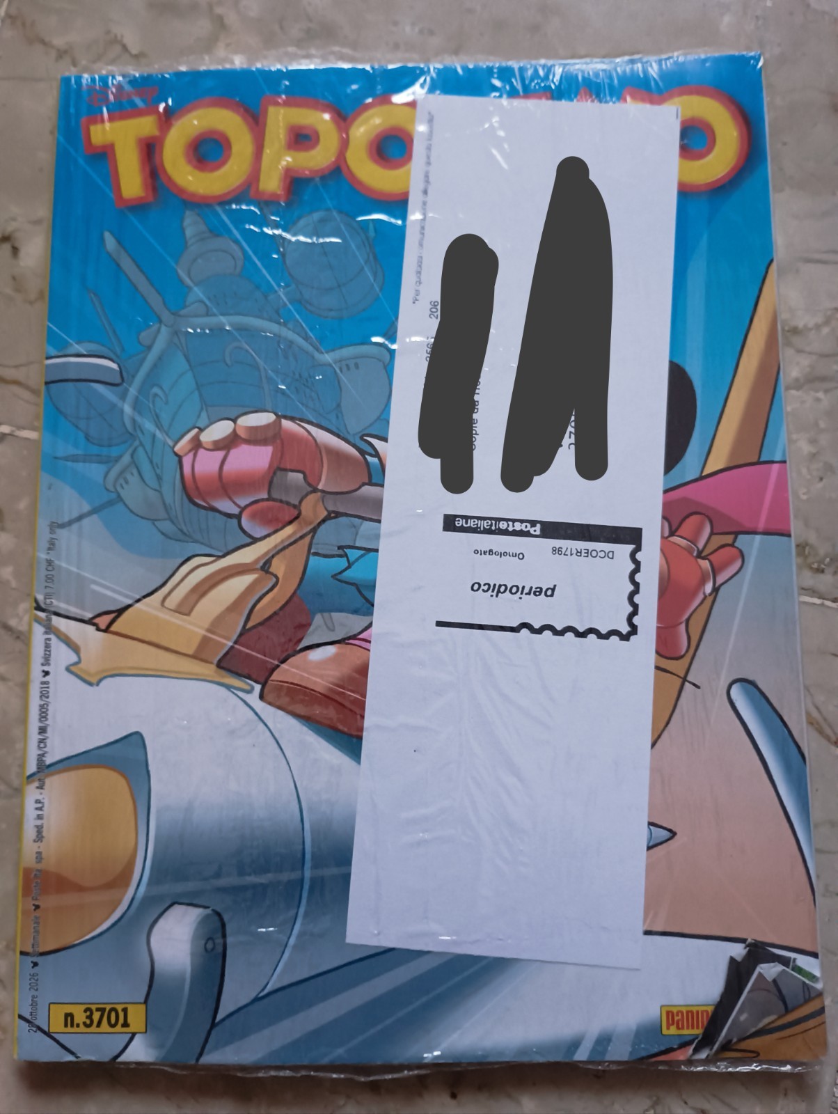 Topolino 3701 (Disney Panini) - NUOVO BLISTERATO 
