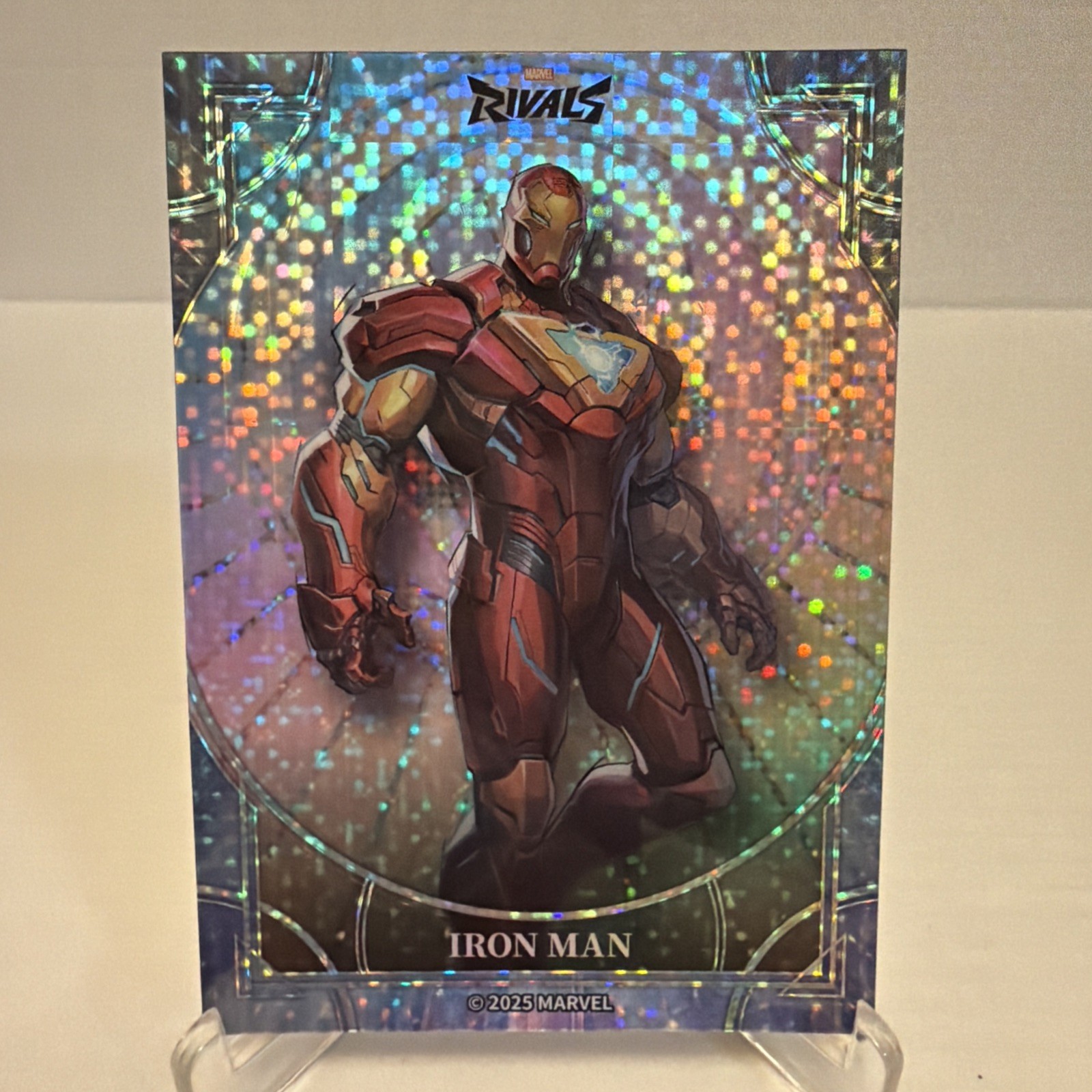 Rara carta promozionale 2025 CardFun Marvel Rivals Eternal Glory Iron Man MR-PR-01