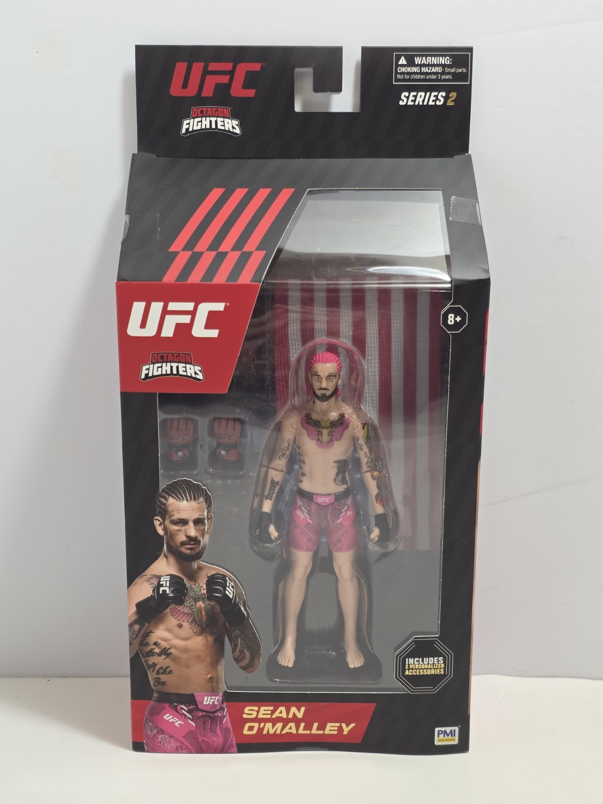 Modellino UFC Octagon Fighters Sean O’Malley Series 2 NUOVO sigillato SPEDIZIONE GRATUITA
