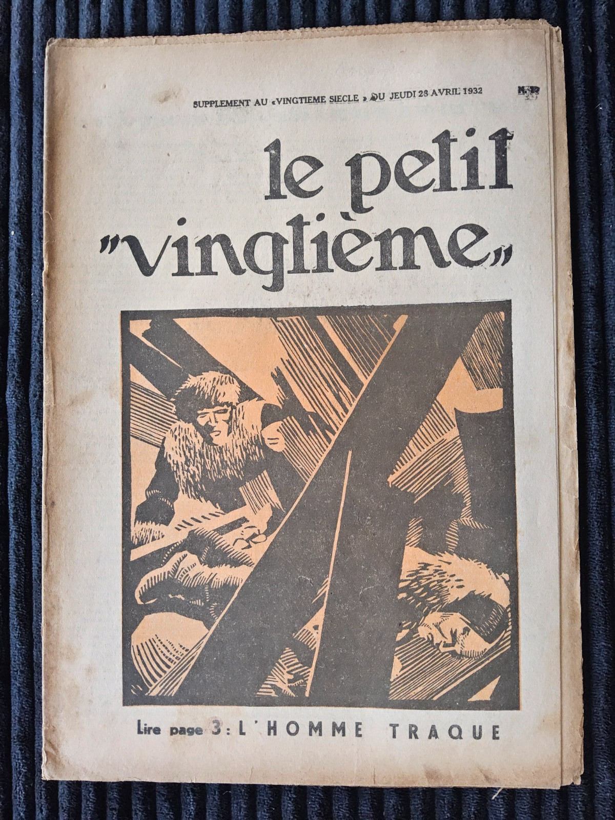 Tintin - Petit Vingtième - Numéro 17 de 1932 - Hergé - Amérique