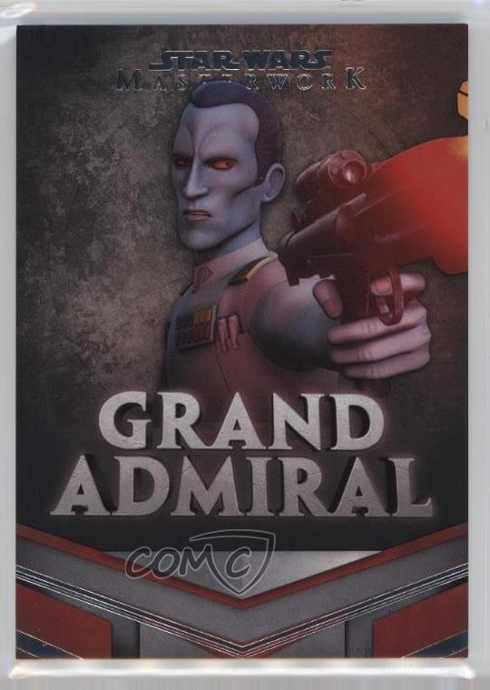 2024 Topps Star Wars Capolavoro Il Grande Ammiraglio Disegnato Pronto Per Tutto 4et
