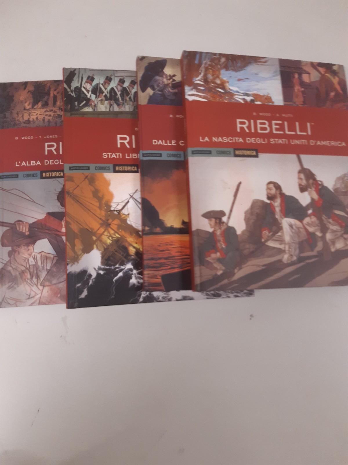 HISTORICA  RIBELLI - serie completa di 4 volumi - ed. Mondadori