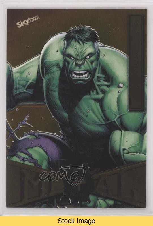 Upper Deck 2022 Marvel Metal Universe Spider-Man Gold Light FX Hulk #33 LEGGI 4et