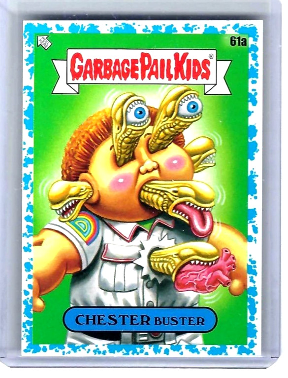 Garbage Pail Kids #61a CHESTER BUSTER Blue 12/99 Intergoolactic Mayhem 2023
