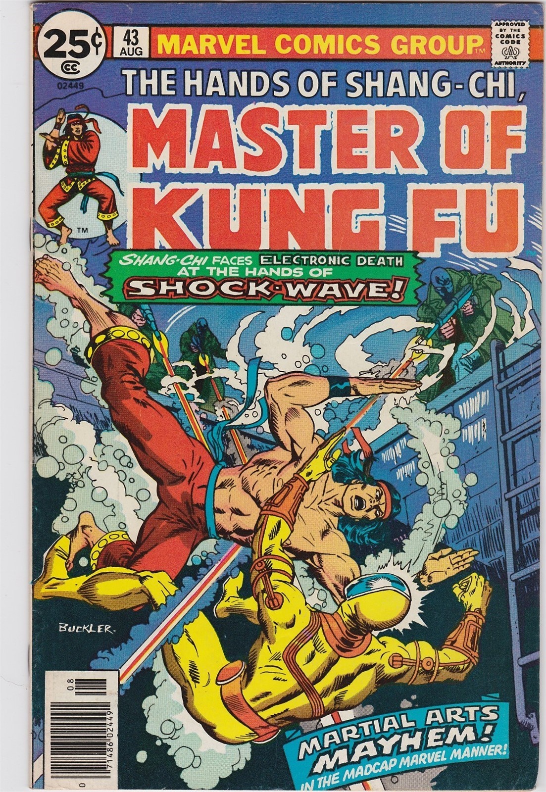 MASTER OF KUNG FU #43, AUGUST 1976! FINE/VERY FINE CONDITION!! MARVEL CLASSIC!!