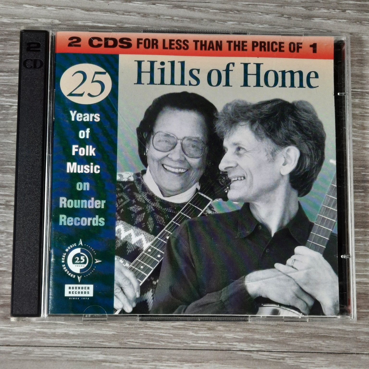 Various – Hills of Home: 25 Yrs Folk Music Rounder Records 1995 2CD Folk