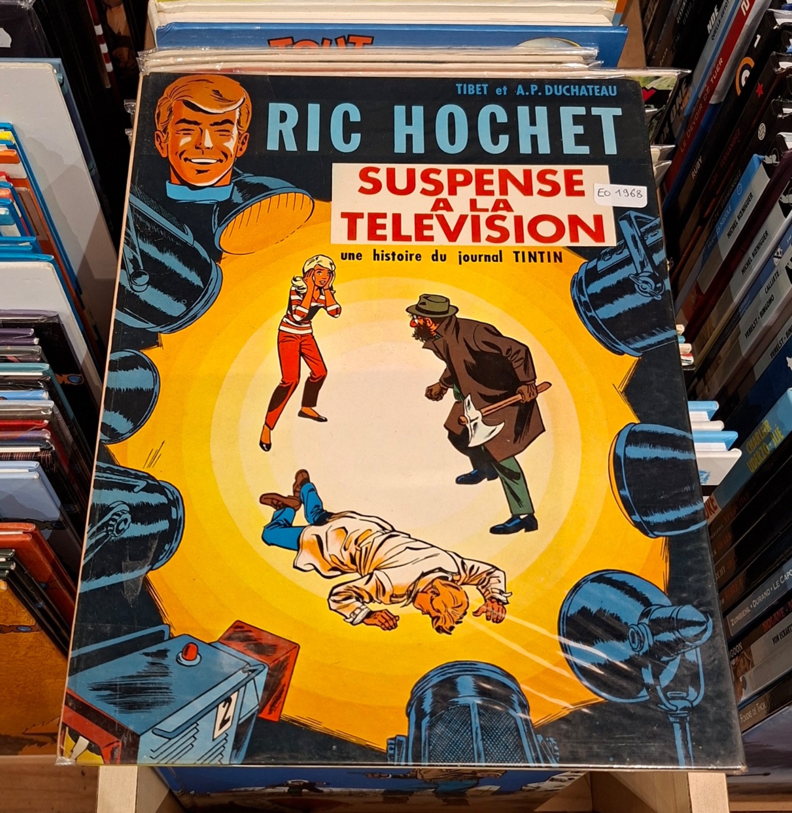 Ric Hochet T.7 - Suspense à la télévision _ Tibet - Duchâteau _E.O. Dargaud 1968