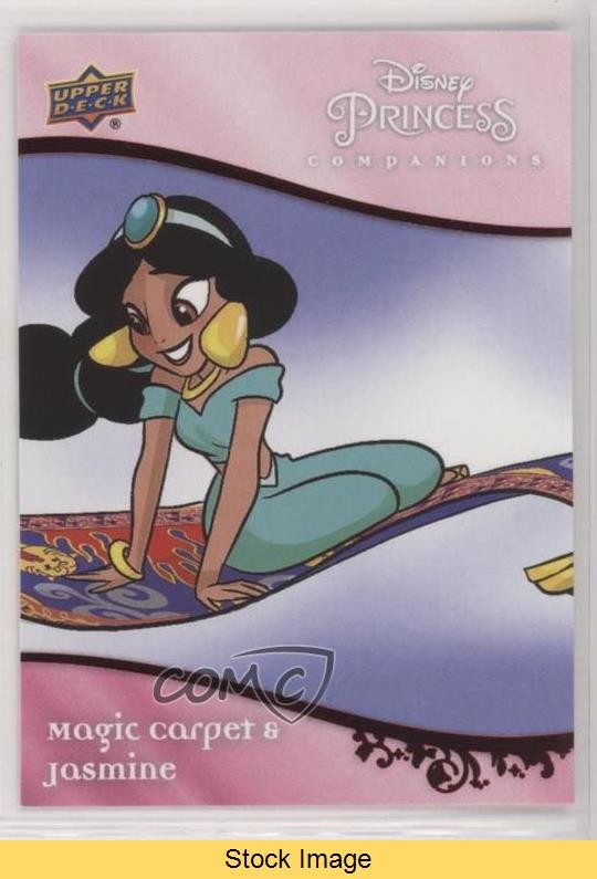 2019 Upper Deck Disney Princess Companions Red Magic Carpet Jasmine & READ 8i5