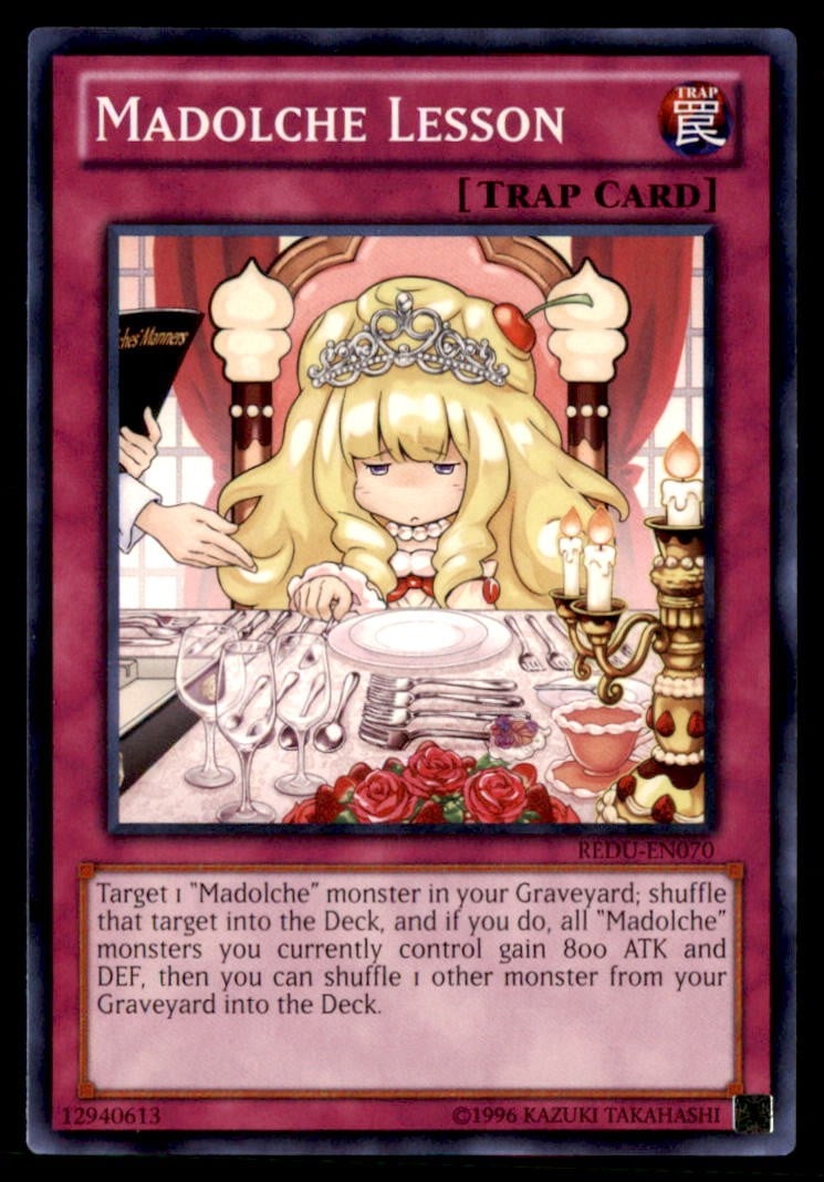 Yu Gi Oh! Madolche Lesson REDU EN070 Return of the Duelist Non Holo