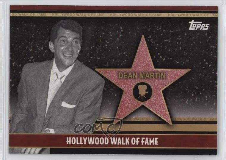 2011 Topps American Pie Hollywood Walk of Fame Dean Martin #HWF-7 7sw