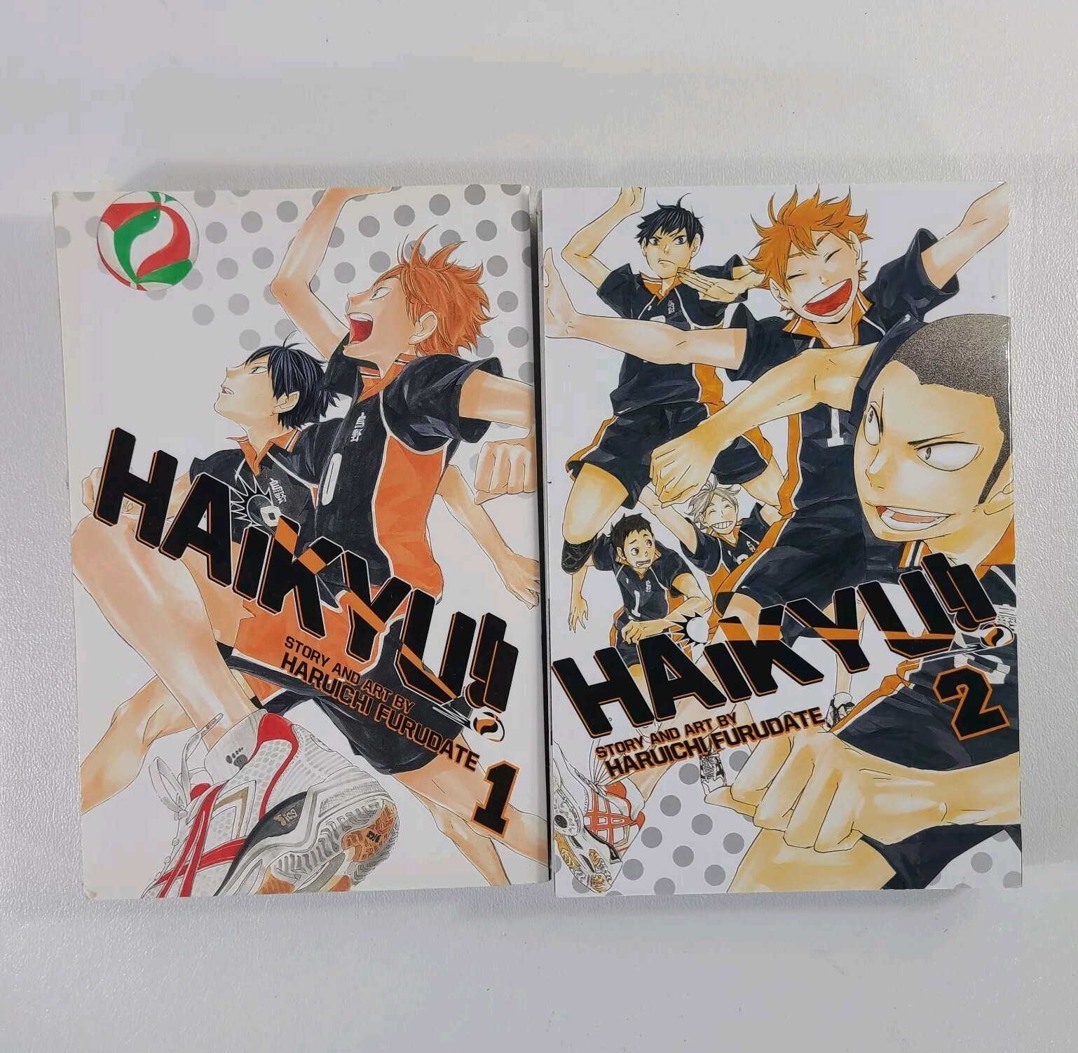 HAIKYU!! Vol. 1 & 2 VIZ Media Manga Giapponese Inglese Shonen Jump Comics Anime 