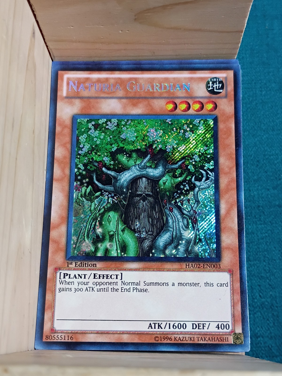 Naturia Guardian HA02-EN003 Rara Segreta 1° Edizione Yu-Gi-Oh Arsenale Nascosto 2
