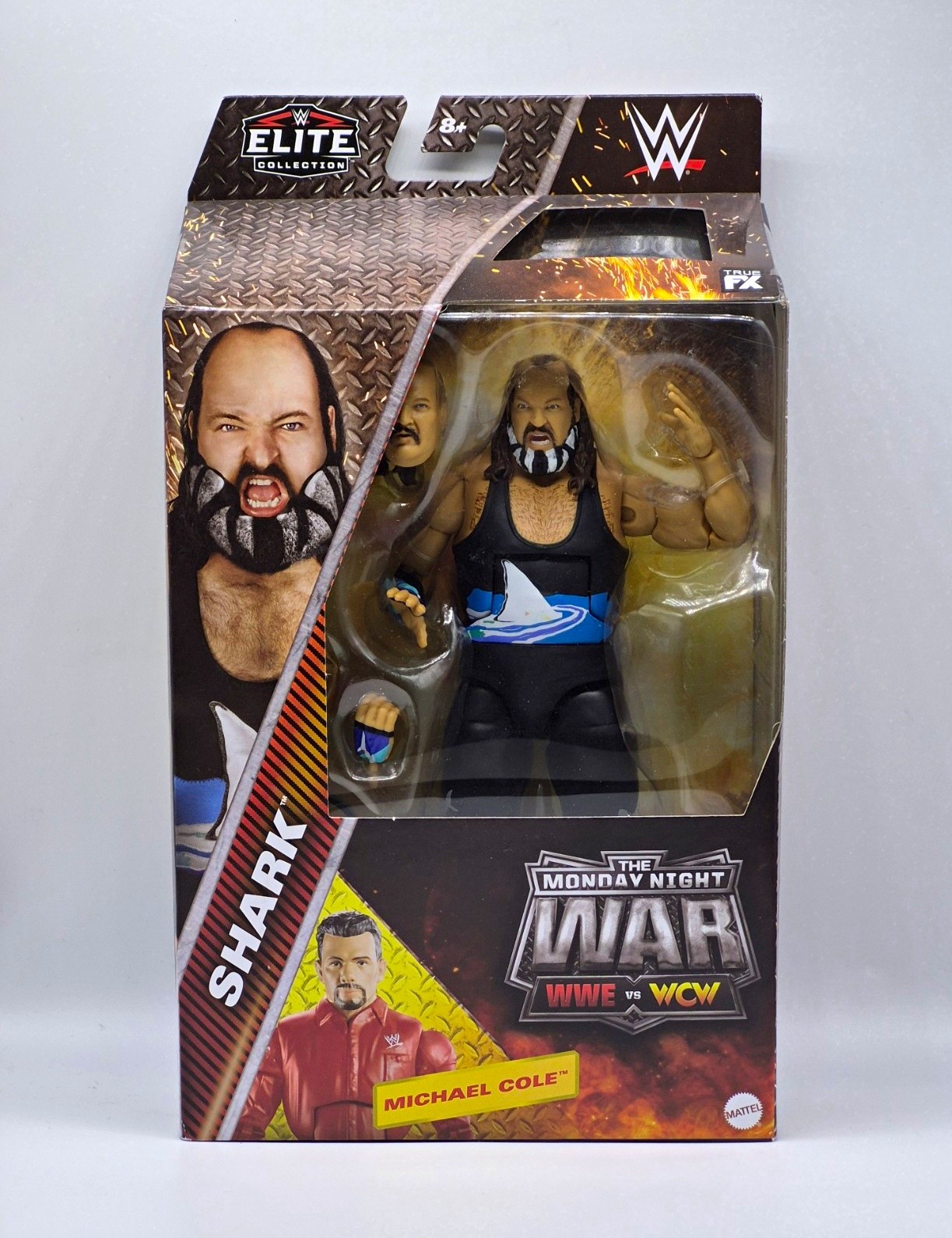 WWF WWE Elite Mattel Wrestling Figure Monday Night War Series 8 Shark