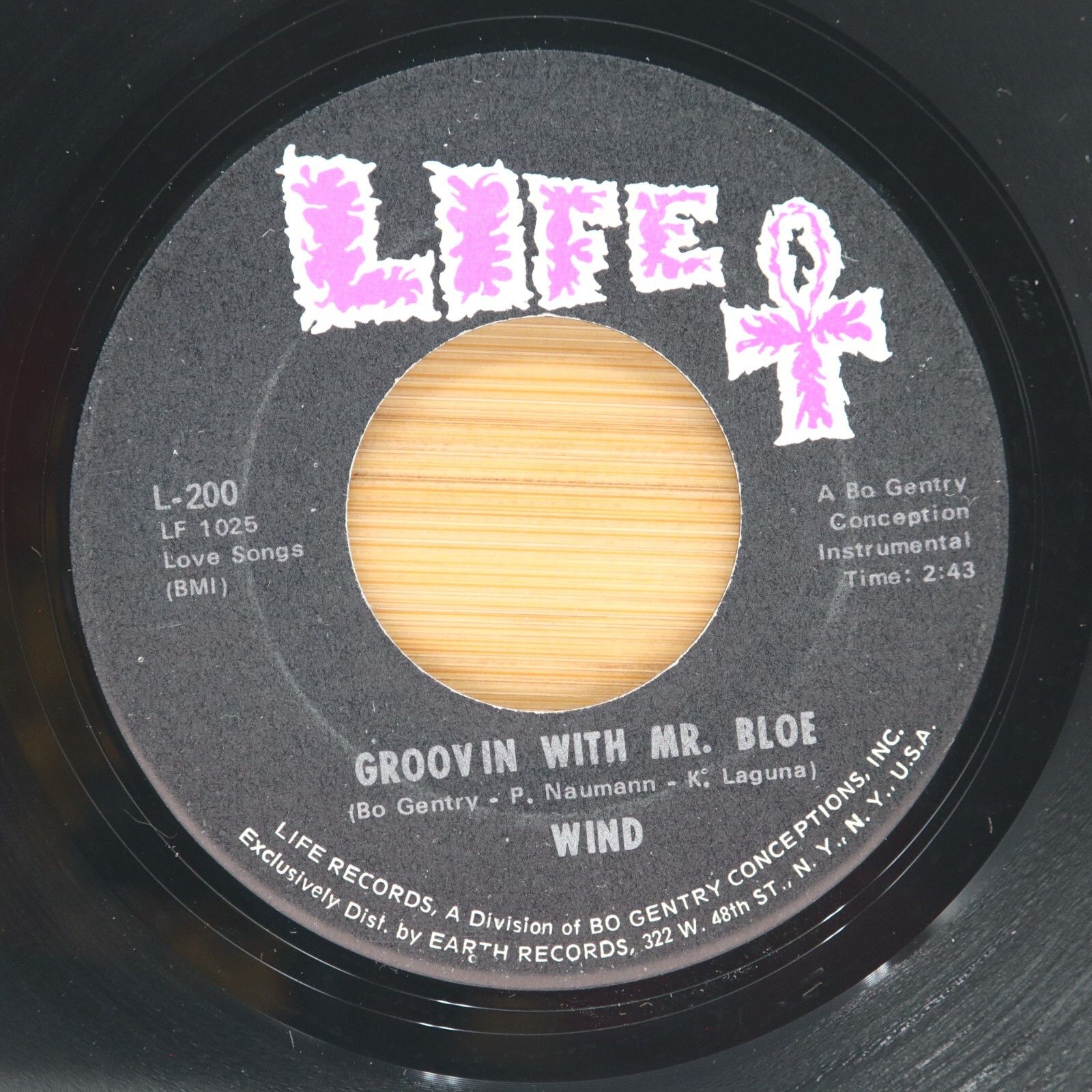 Wind Groovin With Mr Bloe / Make Believe Rock 45 RPM 7" Vinyl Single Life Record